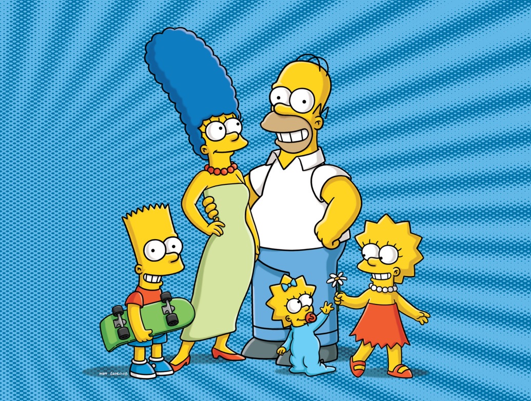 the simpsons family