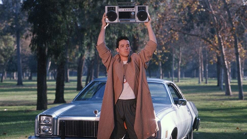 say anything 1989 holding boombox romantic comedies